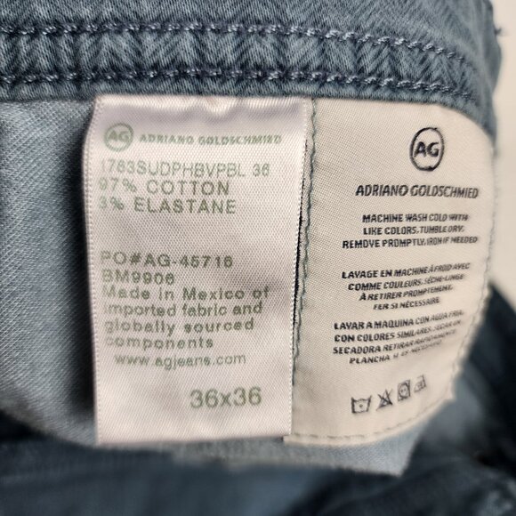 AG Adriano Goldschmied Men's Slim Jeans in Dark Blue - Picture 10 of 10